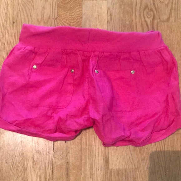 Pink linen guess shorts - Picture 3 of 3